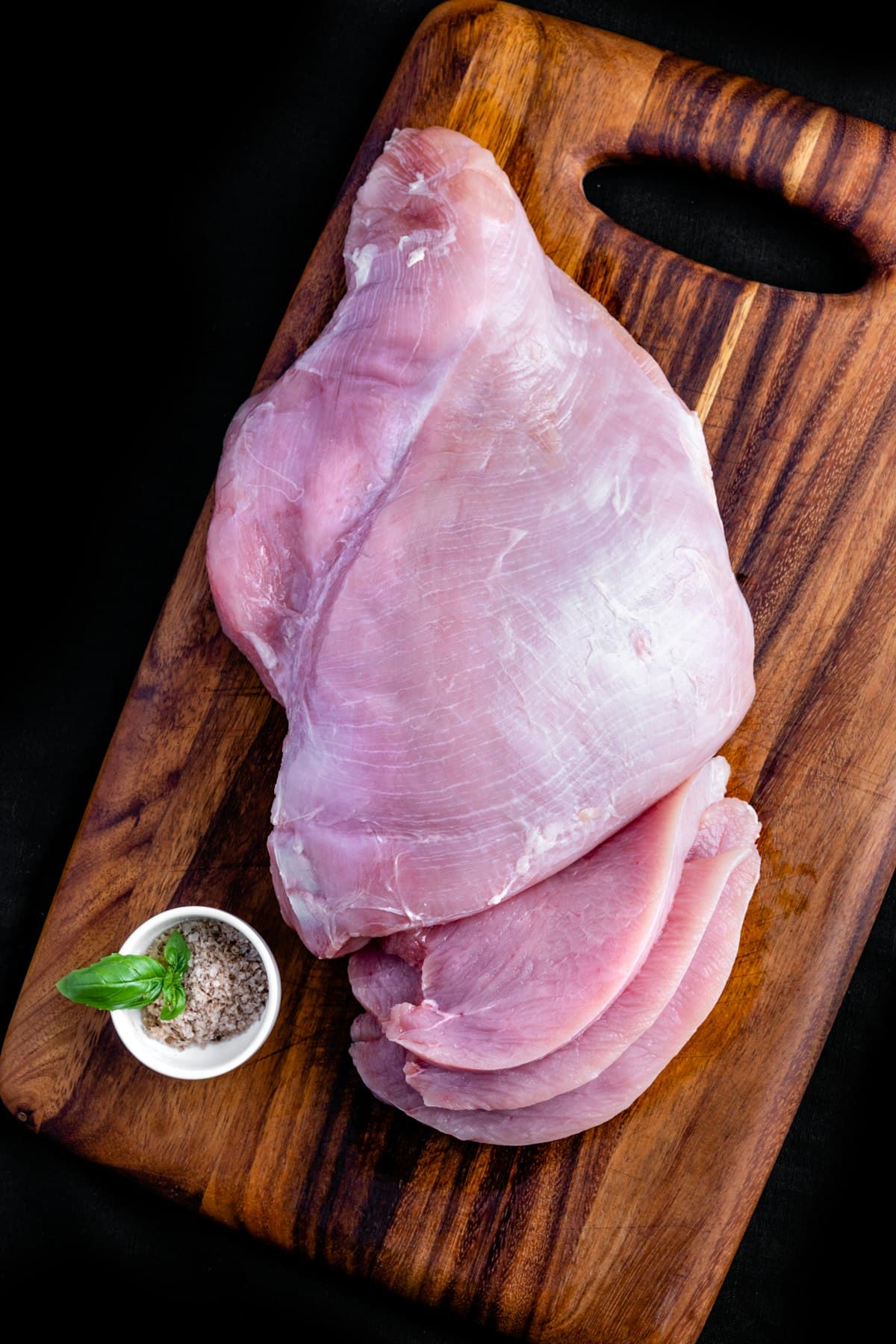 Fresh marinated chicken prepared for cooking