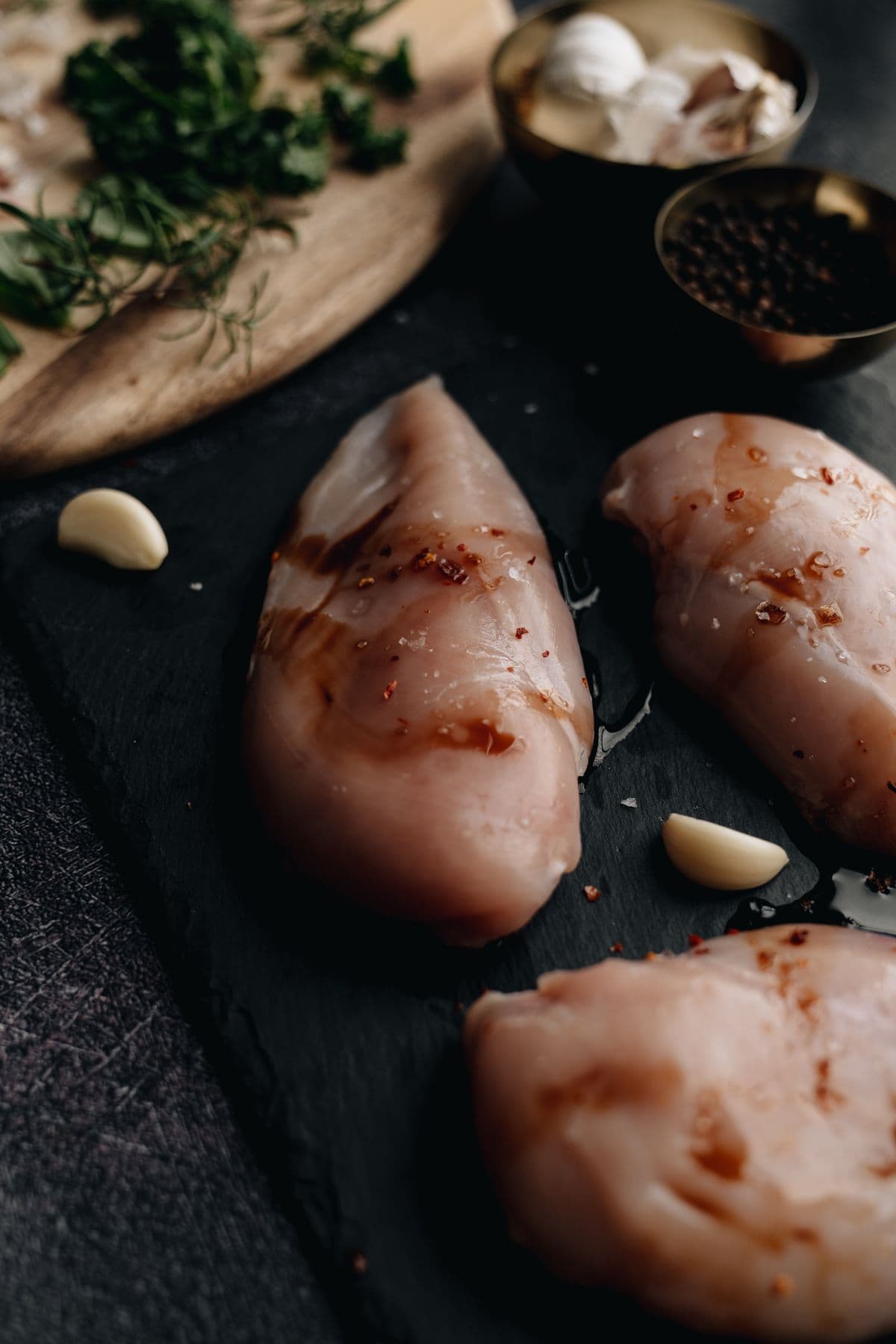 Chickens at a carefully selected source